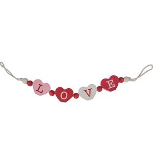 Valentine's Day Mini Blocks Garland Décor, Assorted